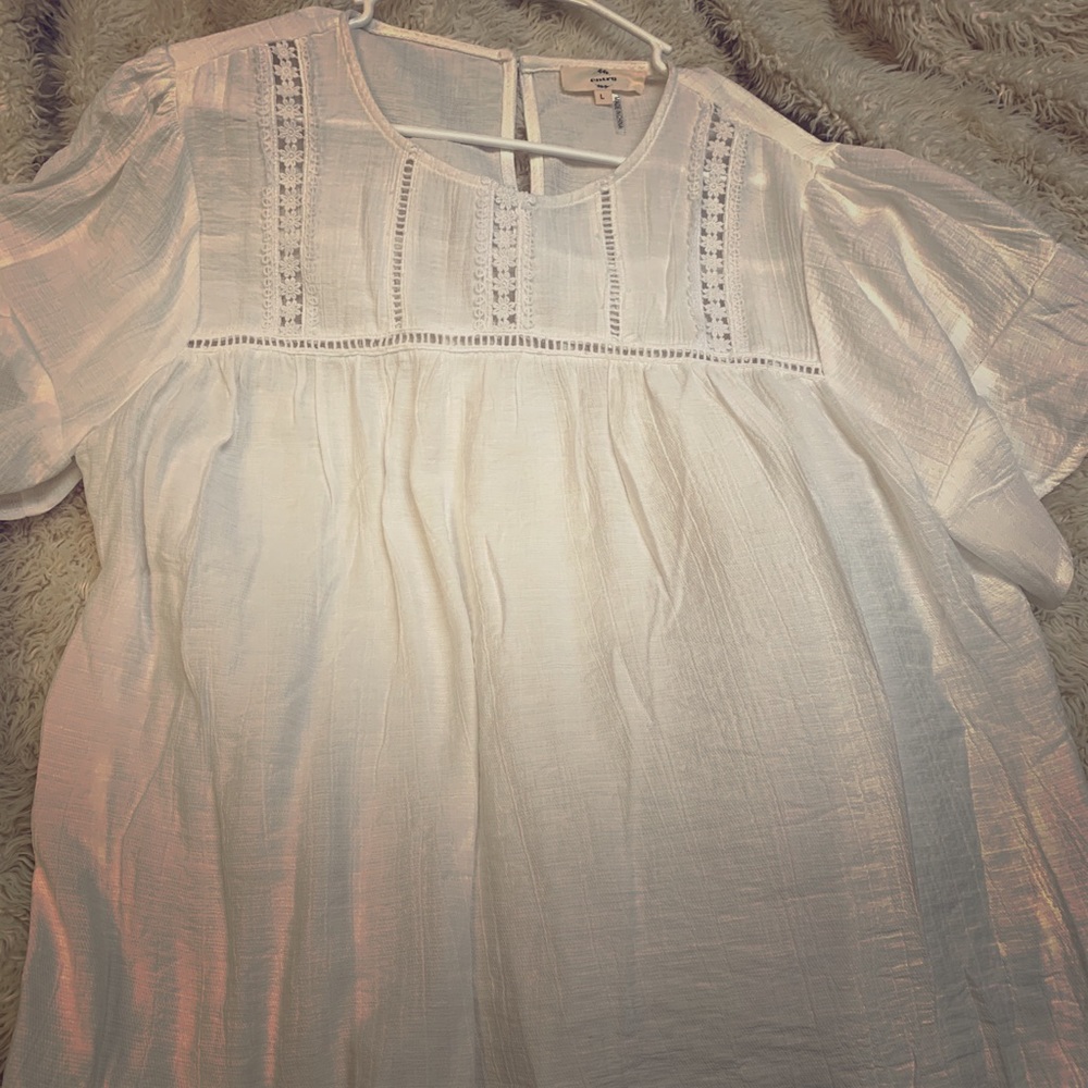 Nwot white hippy shirt